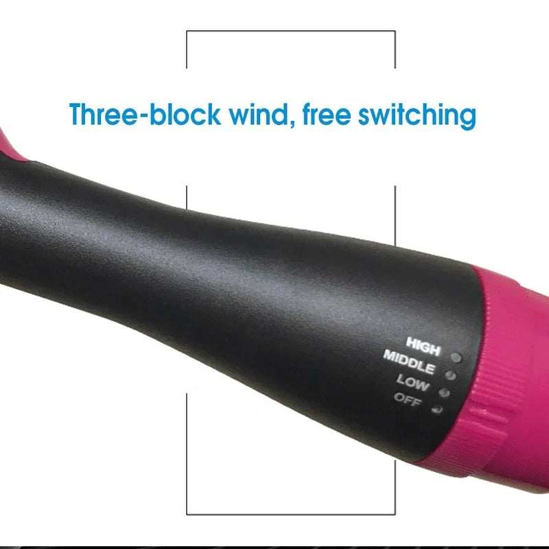 Hot Air Brush โ 4-in-1 Hair Dryer, Straightener & Curler