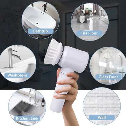 5-in-1 Magic Electric Cleaning Brush – For Home & Kitchen