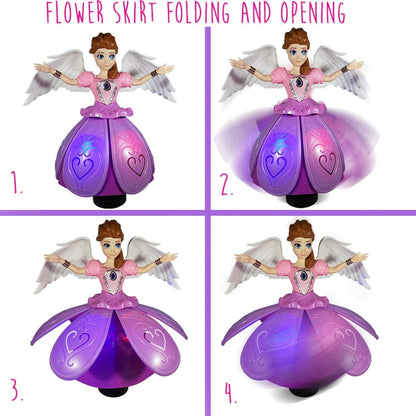 Dancing Fairy Princes Angel Girl Robot with Lights and Music